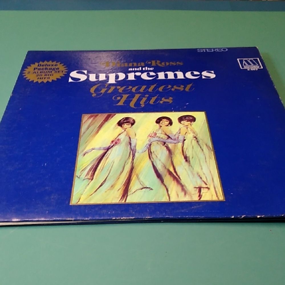 Diana Ross & The Supremes Greatest Hits Vinyl Record 2 Album Set